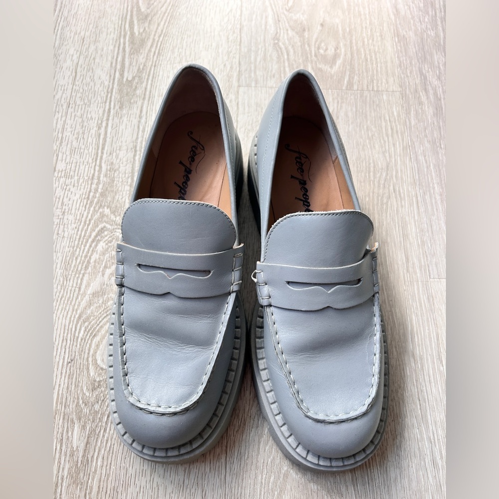 Free People platform loafers